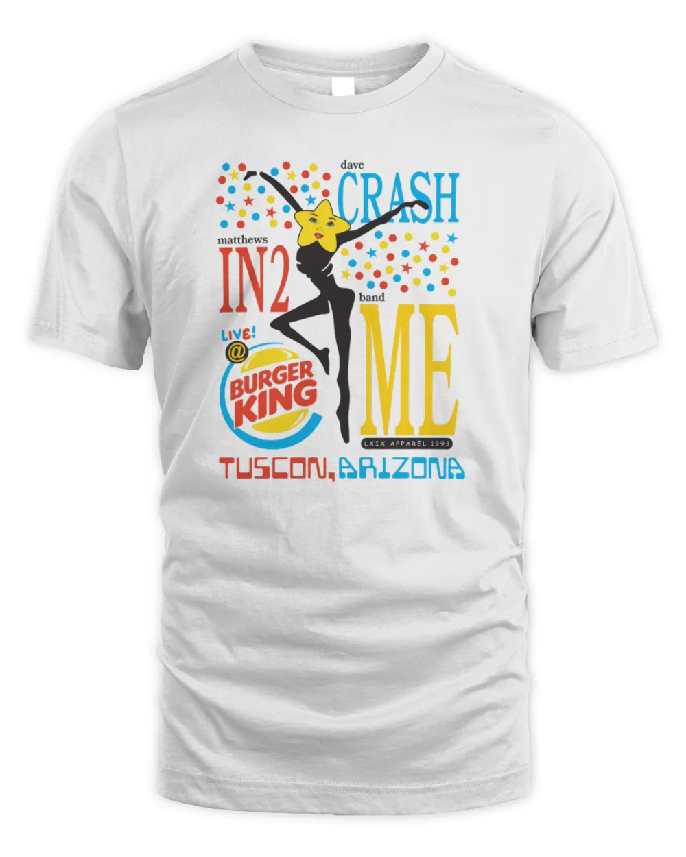 Official Lxix Apparel Dave Matthews Crash Dmb Shirt