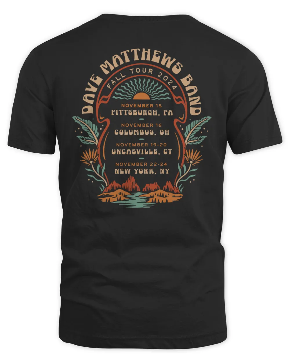 Dave Matthews Band Fall Tour Shirt Clothing