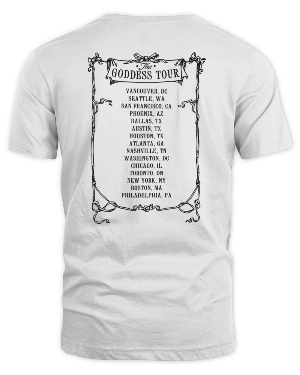 Laufey Merch The Goddess Tour Shirt