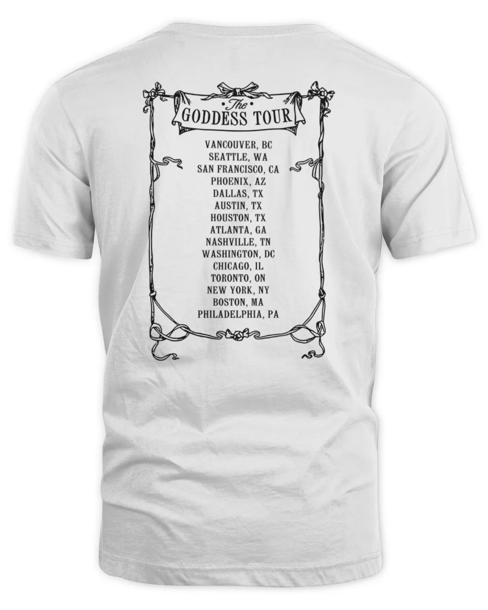 The Goddess Tour Shirt Laufey Official Clothing