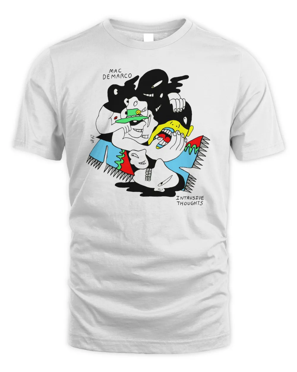 Mac Demarco Merch Intrusive White Shirt