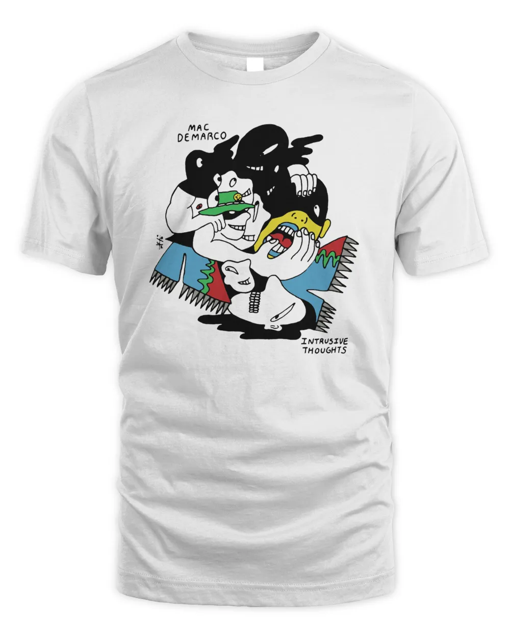 Mac Demarco Merch Mac Demarco Intrusive White Shirt