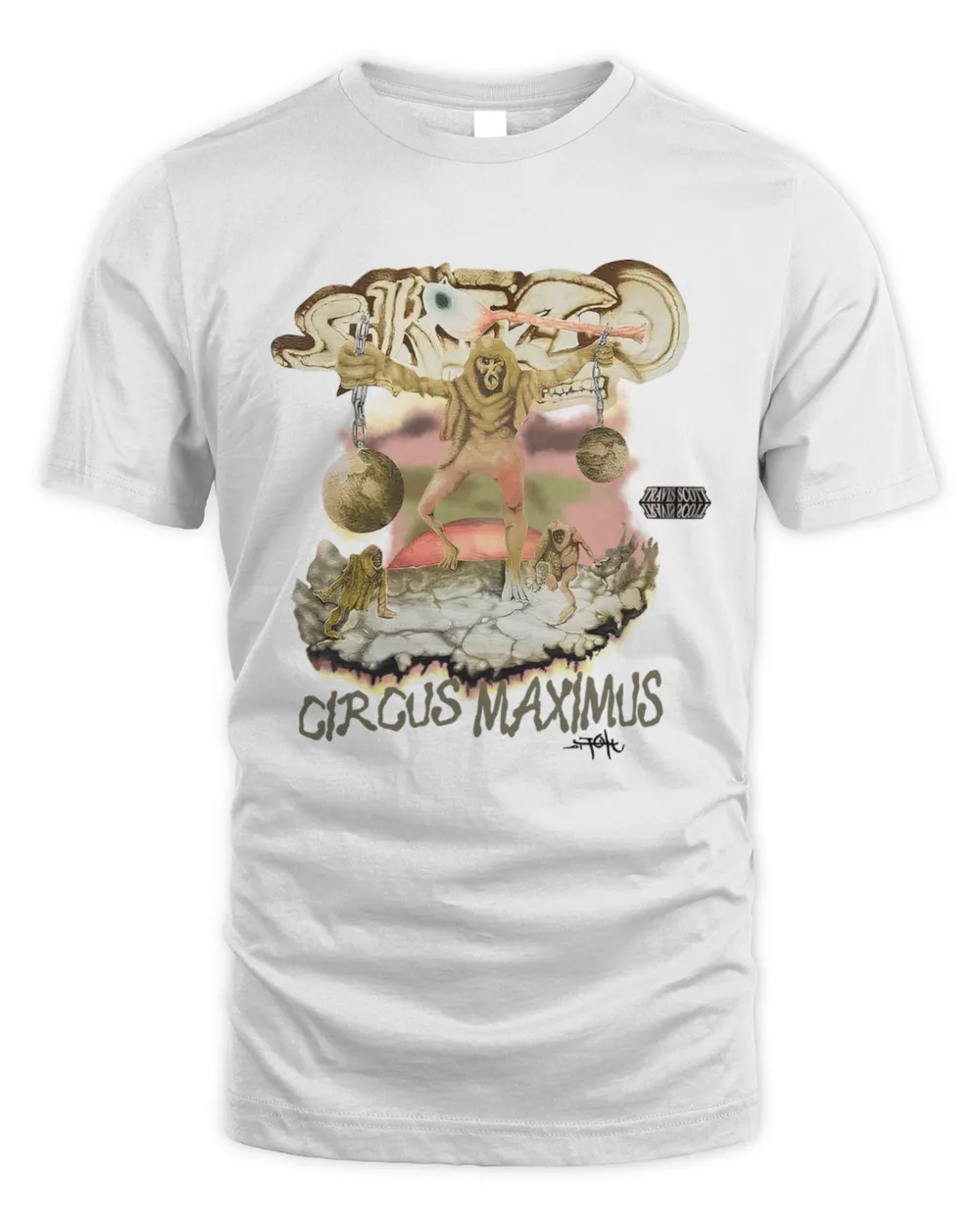 Travis Scott Utopia Skitzo Australia Tour Shirt