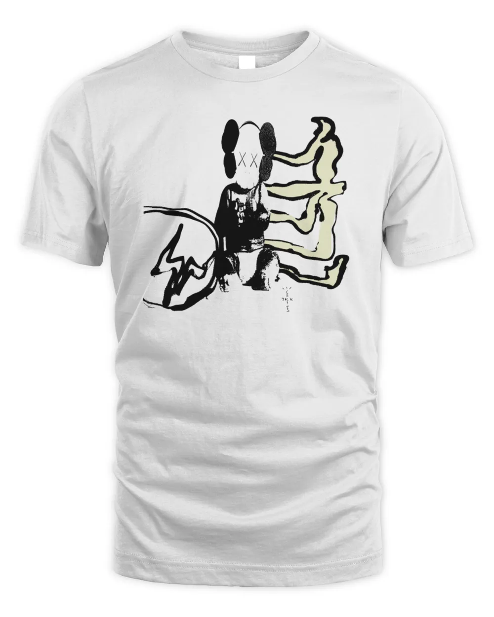 Travis Scott Cactus Jack X Kaws For FragmenShirt