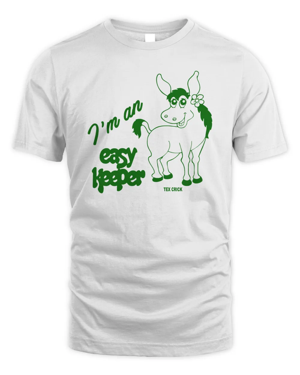 Mac Demarco Merch Tex Crick Easy Keeper Ivory Mule Shirt