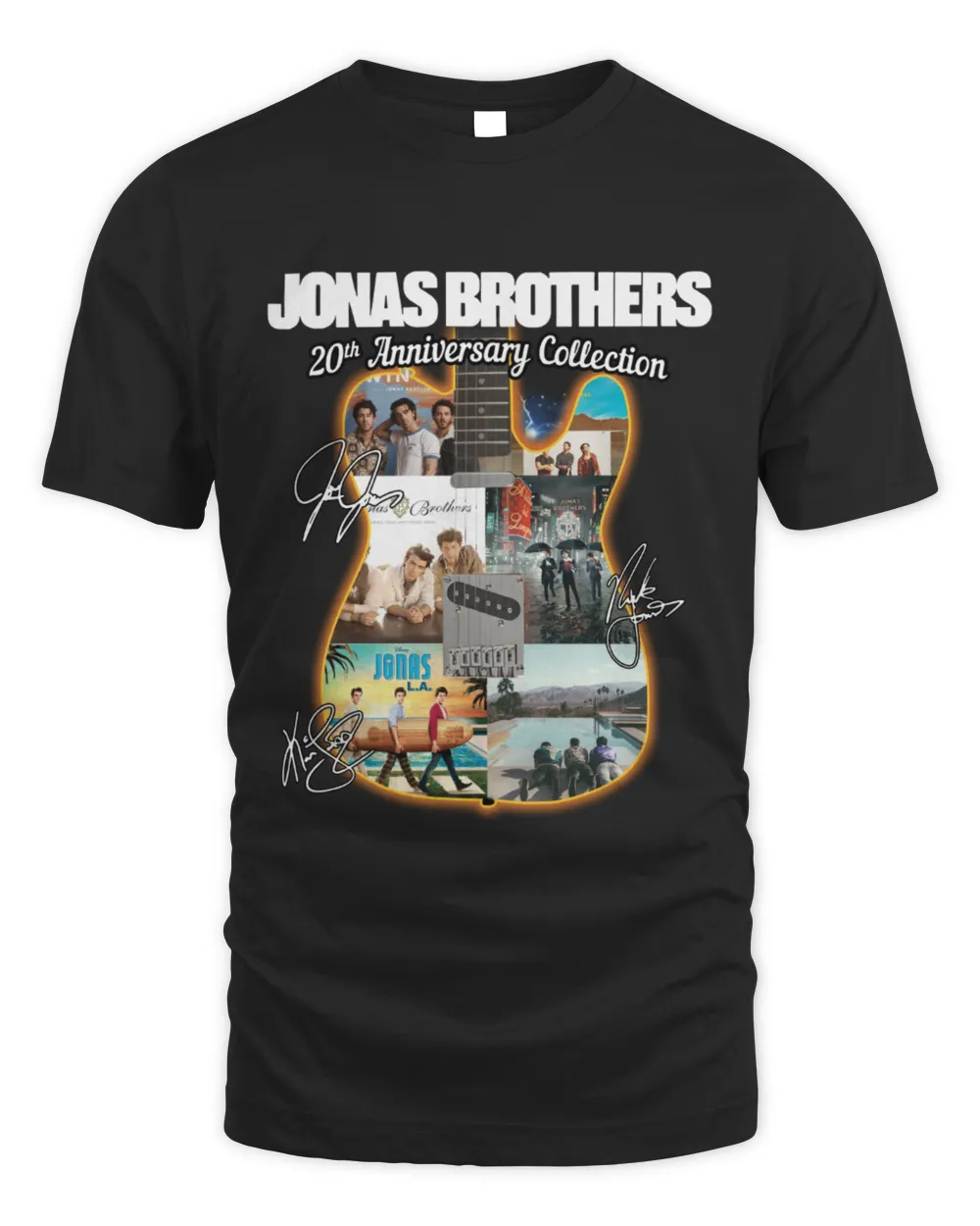 Jonas Brothers Pop Band 20Th Anniversary Collection Shirt