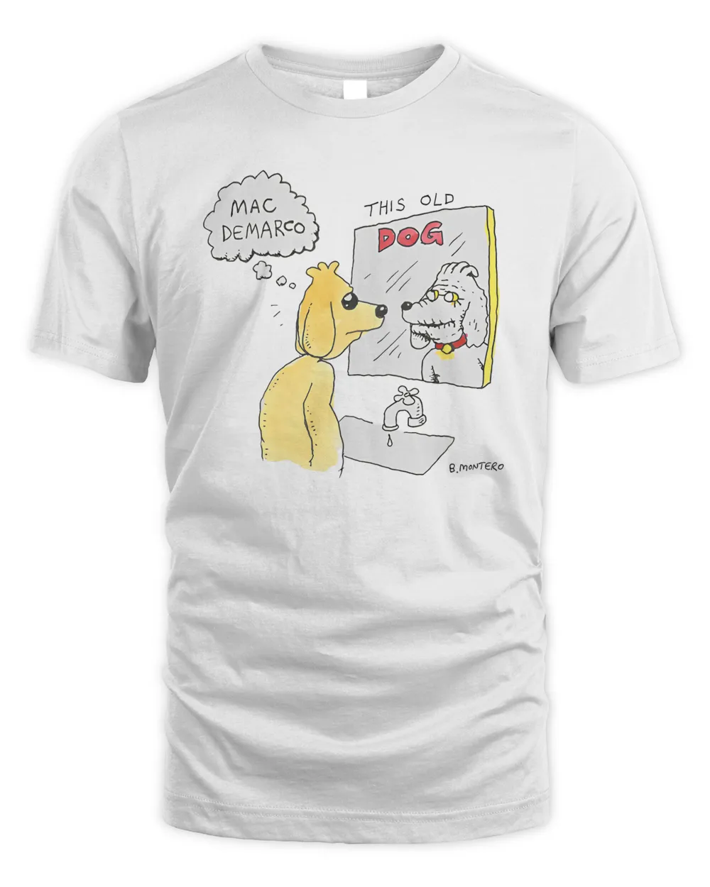 Mac Demarco Dog Mirror White Shirt