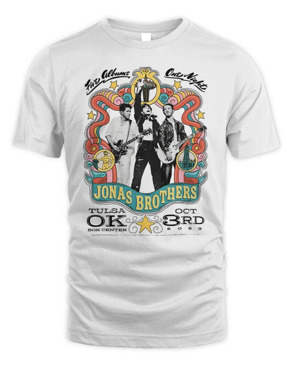Jonas Brothers Tour Merch Jonas Brothers Tulsa Shirt
