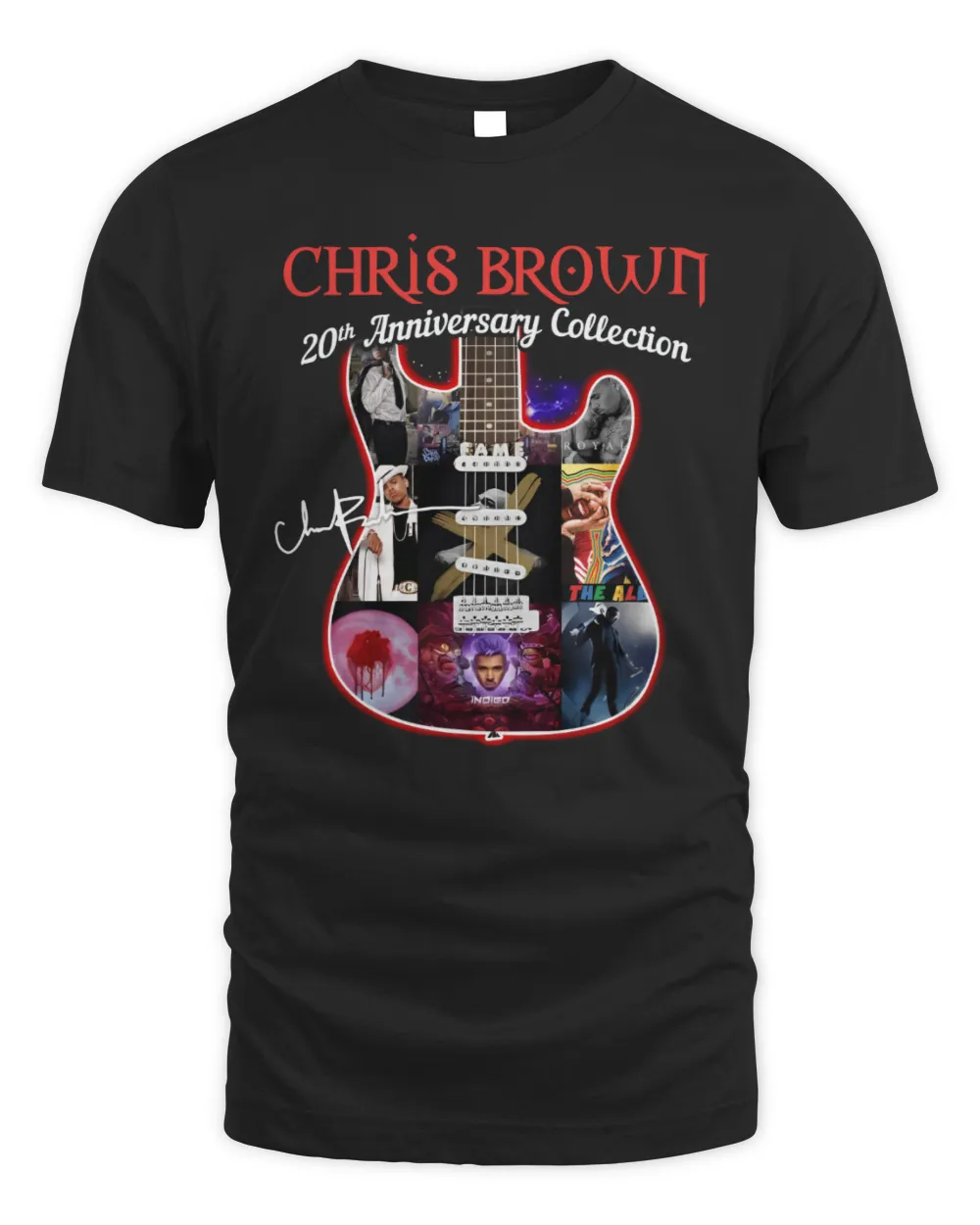 Chris Brown 20Th Anniversary Collection Best Artist Shirt Black