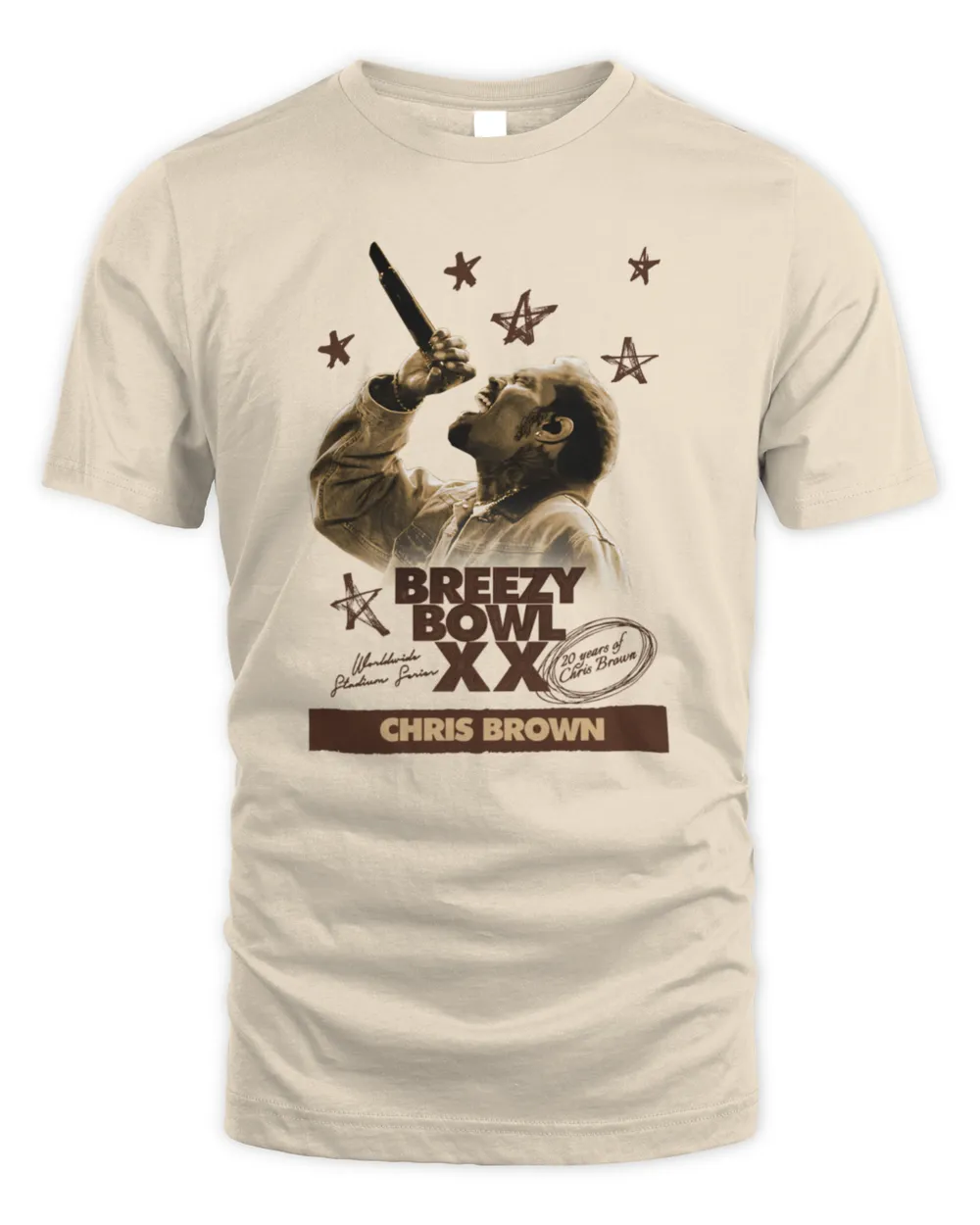 Official Chris Brown Xx Breezy Bowl Pregame Shirt