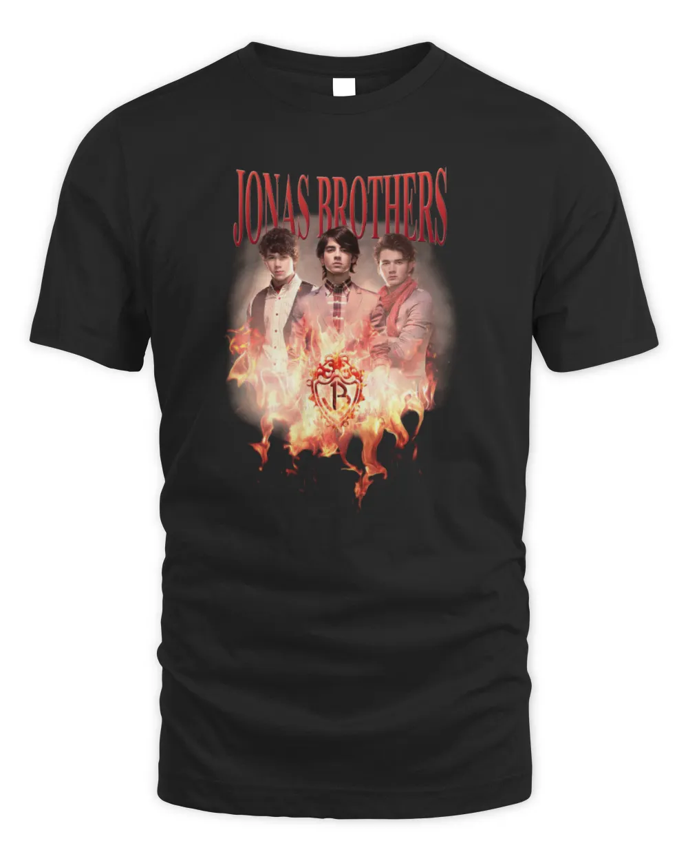 Official Merch Jonas Brothers Classic Fire Shirt