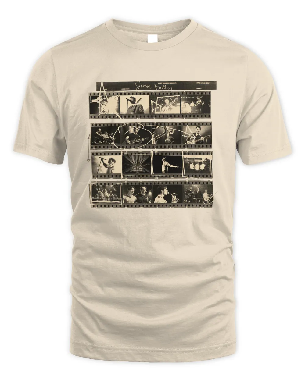 Jonas Brothers Merch Film Roll Shirt