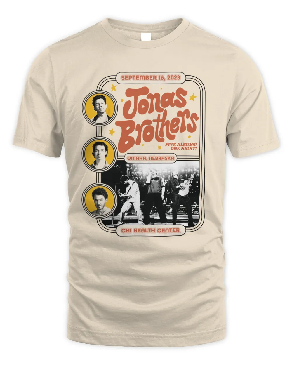 Jonas Brothers Merch Omaha Shirt