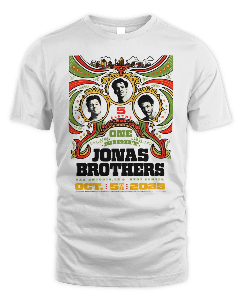 Jonas Brothers San Antionio Shirt