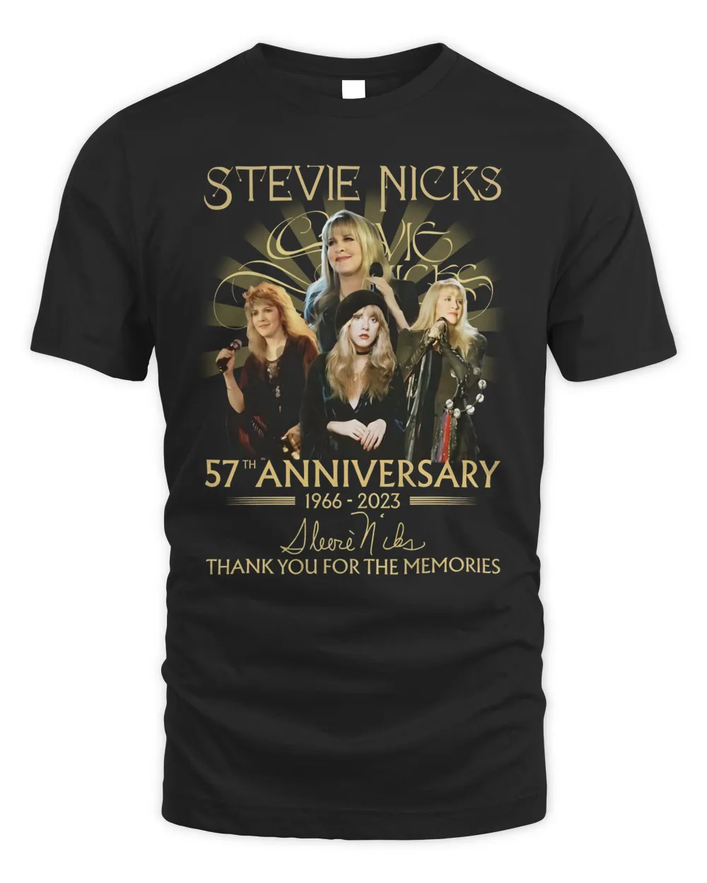 Stevie Nicks 57Th Anniversary 1966-Thank You For The Memories Shirt