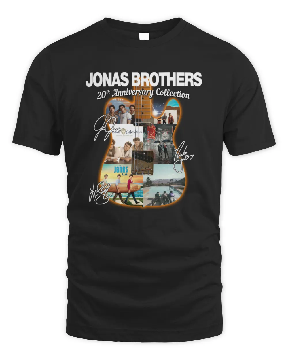 Jonas Brothers Pop Band 20Th Anniversary Collection Shirt