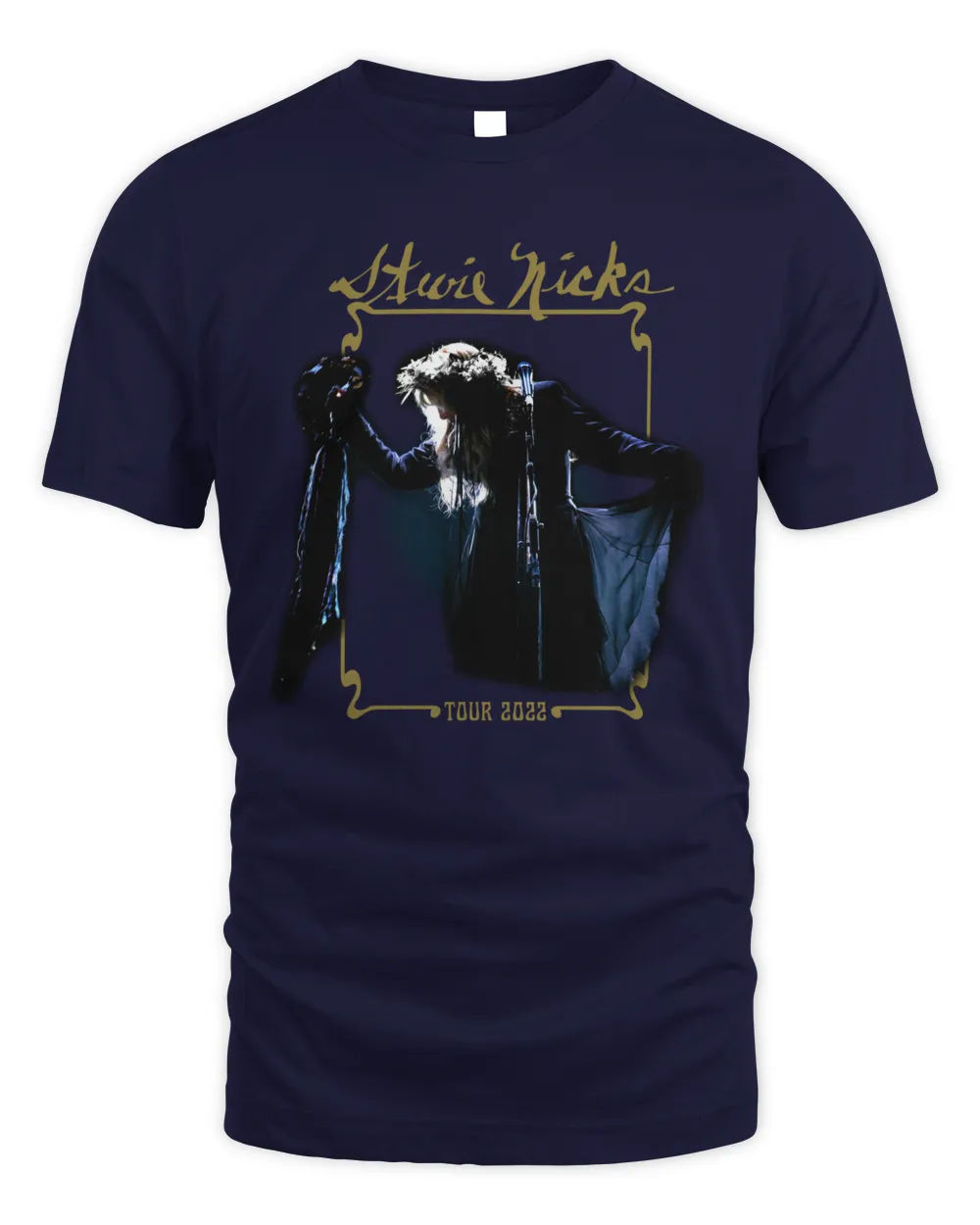 Stevie Nicks Merch Stevie Nicks Tour Tambourine Shirt Navy