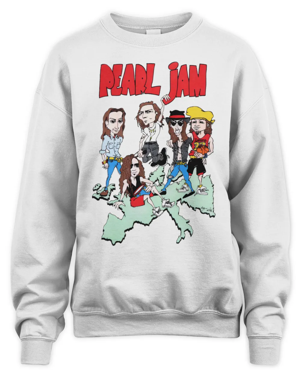 Pearl Jam Merch 1992 Pearl Jam European Tour Hoodie