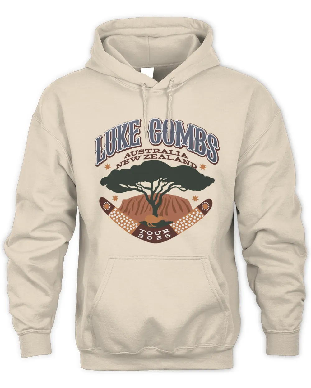 Luke Combs Merch Luke Combs Tour 2025 Boomerang Hoodie
