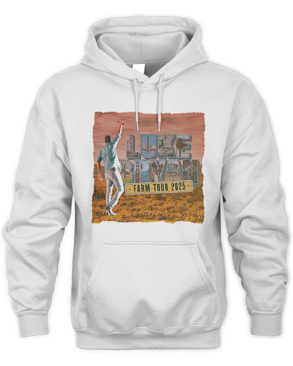 Luke Bryan Tour Merch 2025 Farm Tour Hoodie