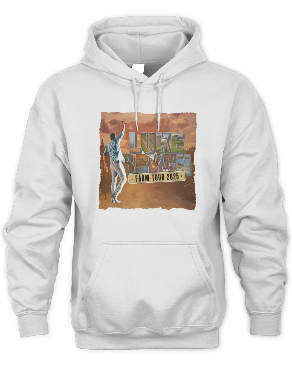 Luke Bryan Farm Tour 2025 All Cities Hoodie