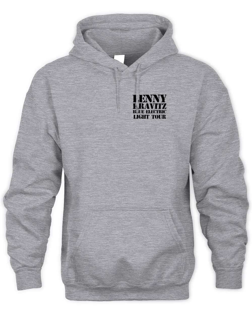 Lenny Kravitz Merch Blue Electric Light Tour Hoodie
