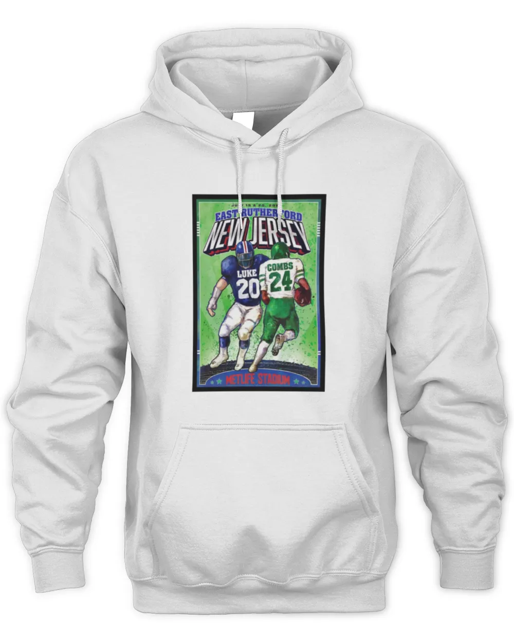 Luke Combs Merch Jul 19-20 Metlife Stadium East Rutherford Poster Hoodie