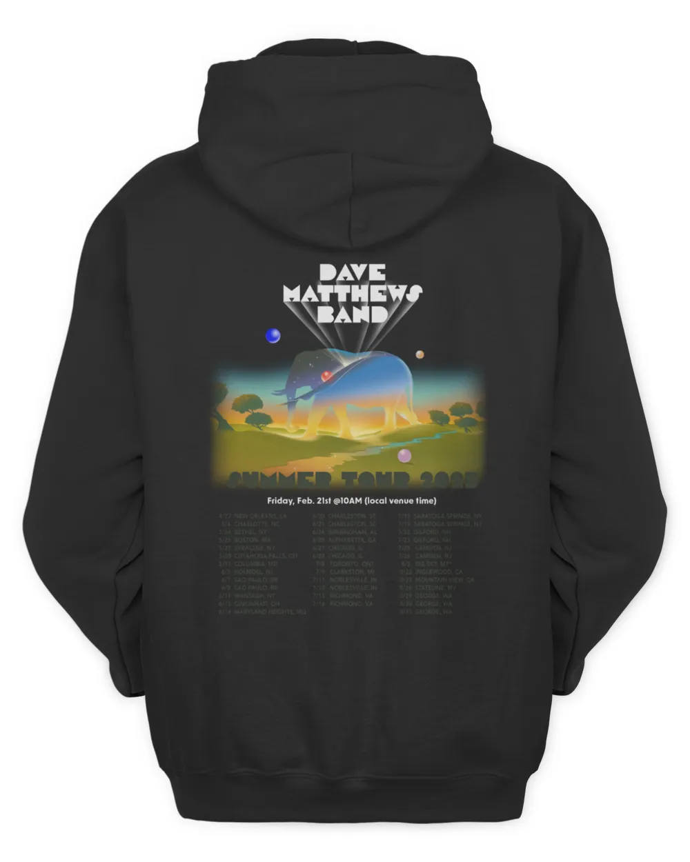 Dave Matthews Band Summer Tour 2025 Hoodie
