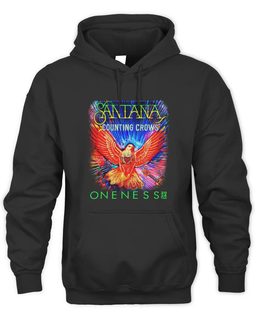 Santana Counting Crows Oeness Tour Hoodie