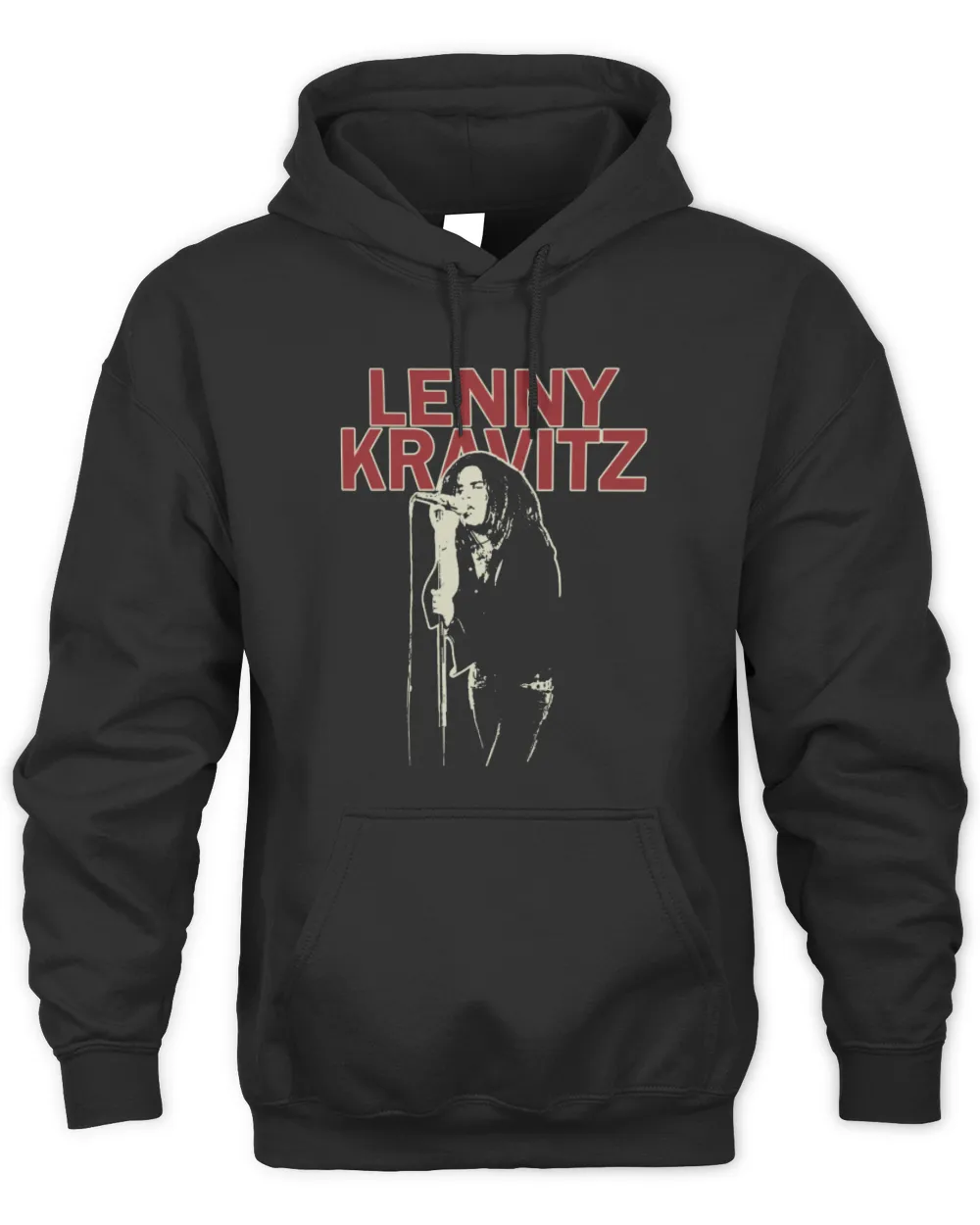 Lenny Kravitz Official Store Mic Pose Hoodie