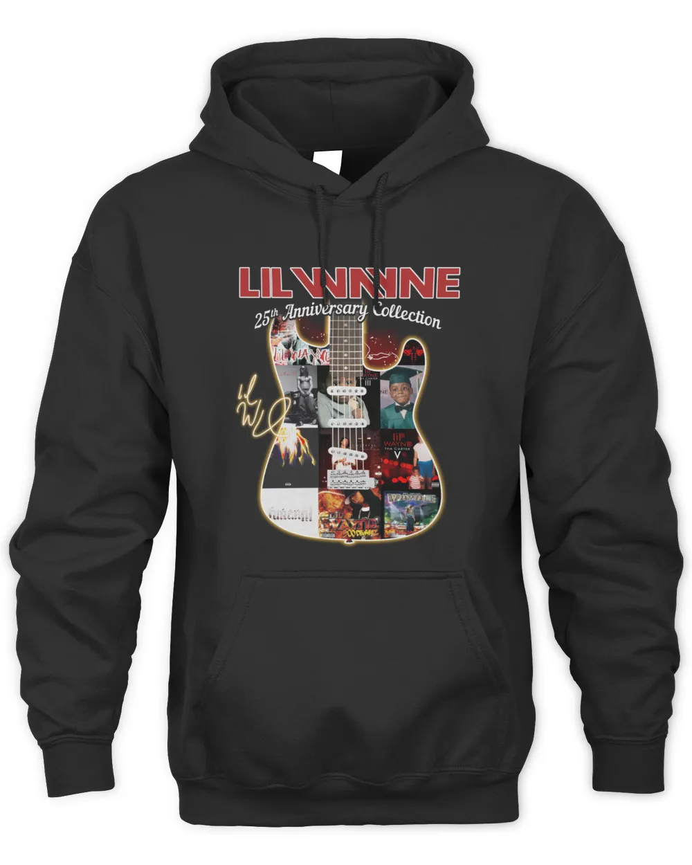 Official Lil Wayne American Rapper 25Th Anniversary Collection Hoodie