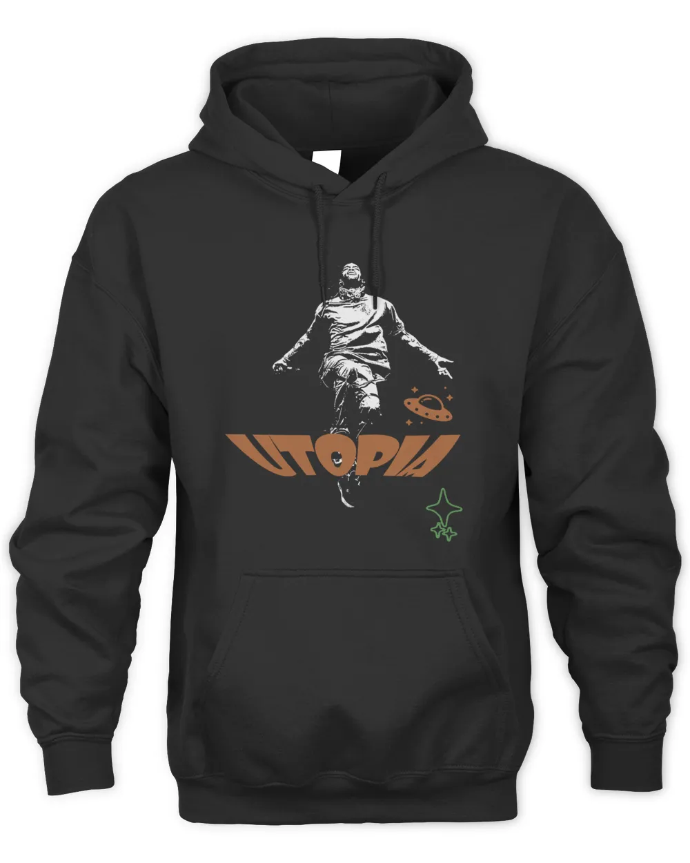 Genrage Shop Travis Scott Utopia Black Hoodie