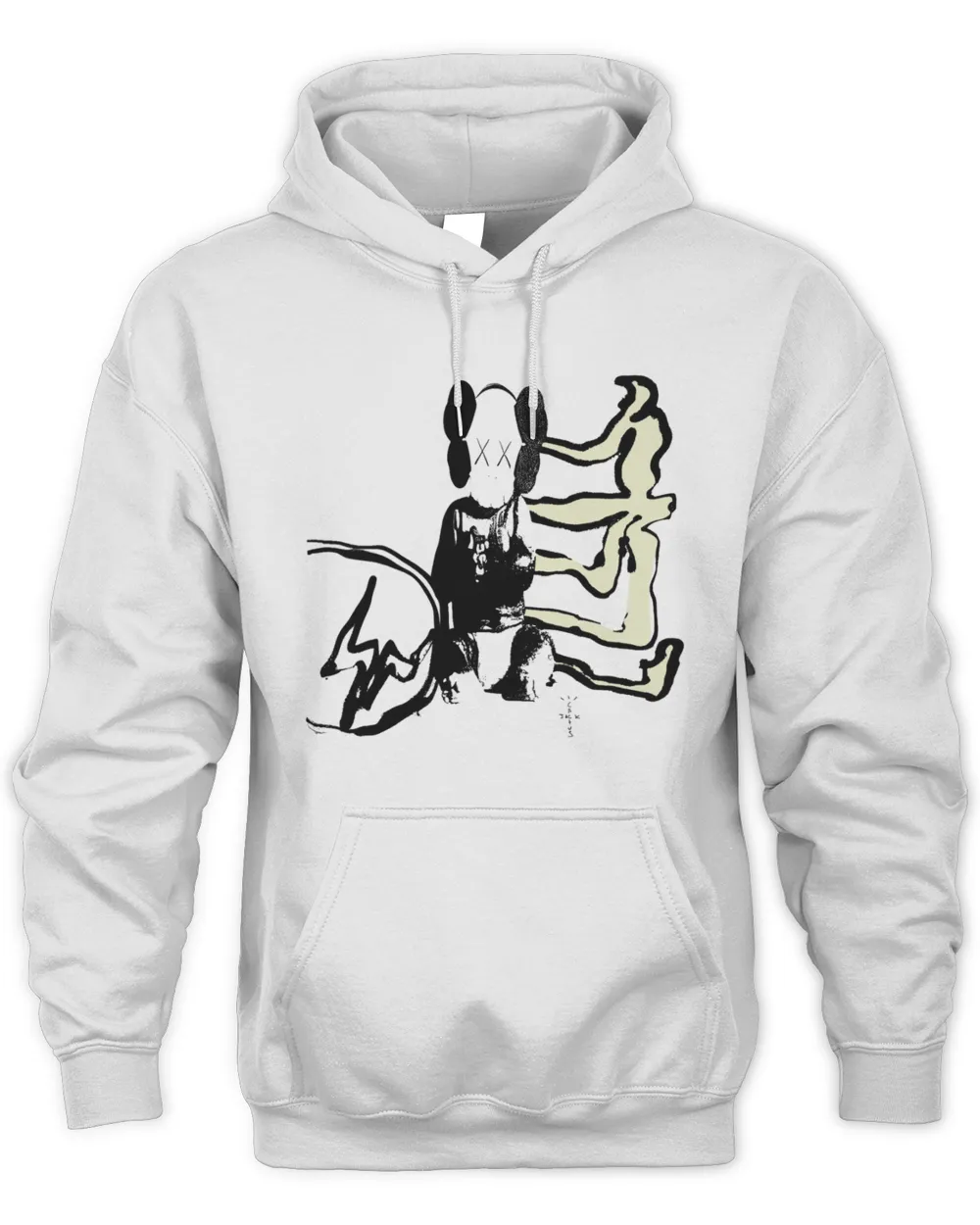Travis Scott Cactus Jack X Kaws For Fragmenhoodie