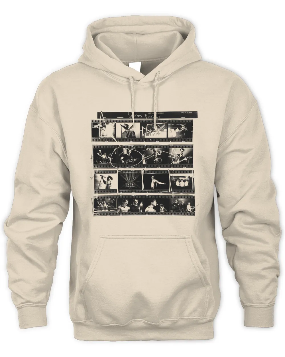 Jonas Brothers Merch Jonas Brothers Film Roll Hoodie