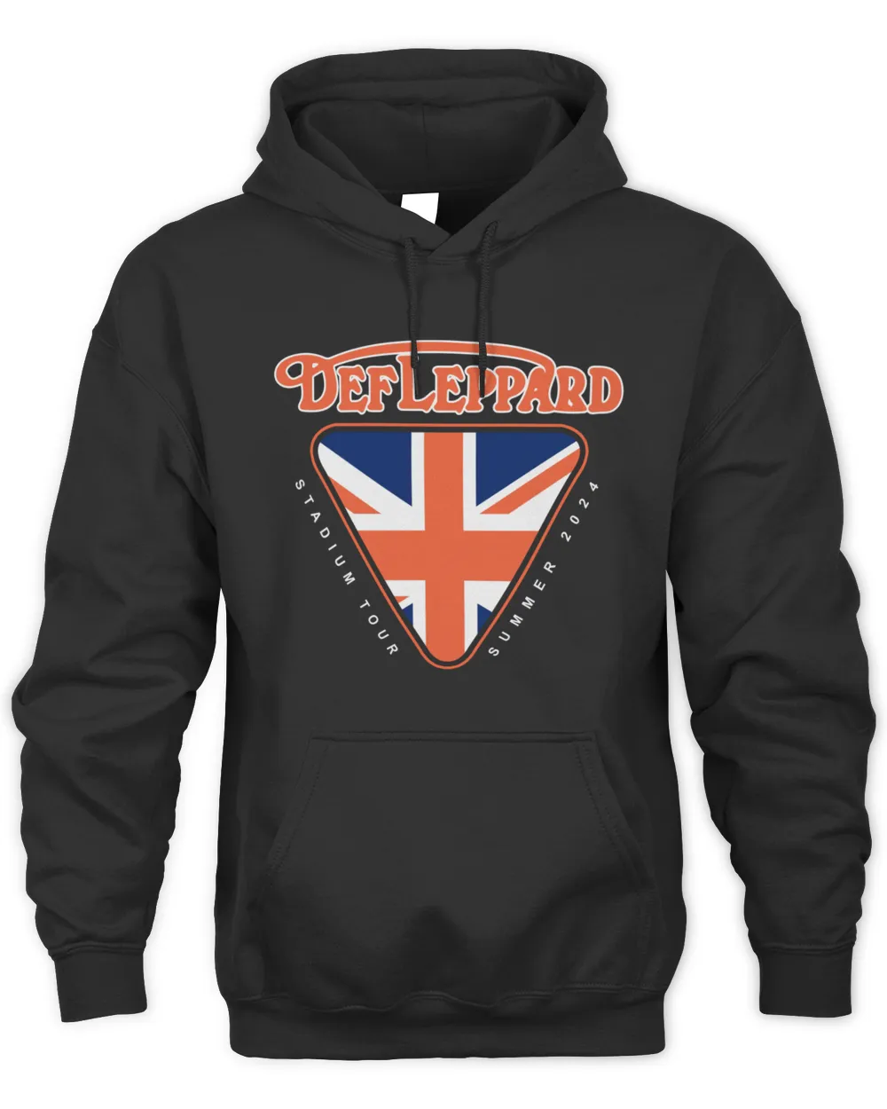 Def Leppard Merch Union Jack Summer Stadium Tour Hoodie