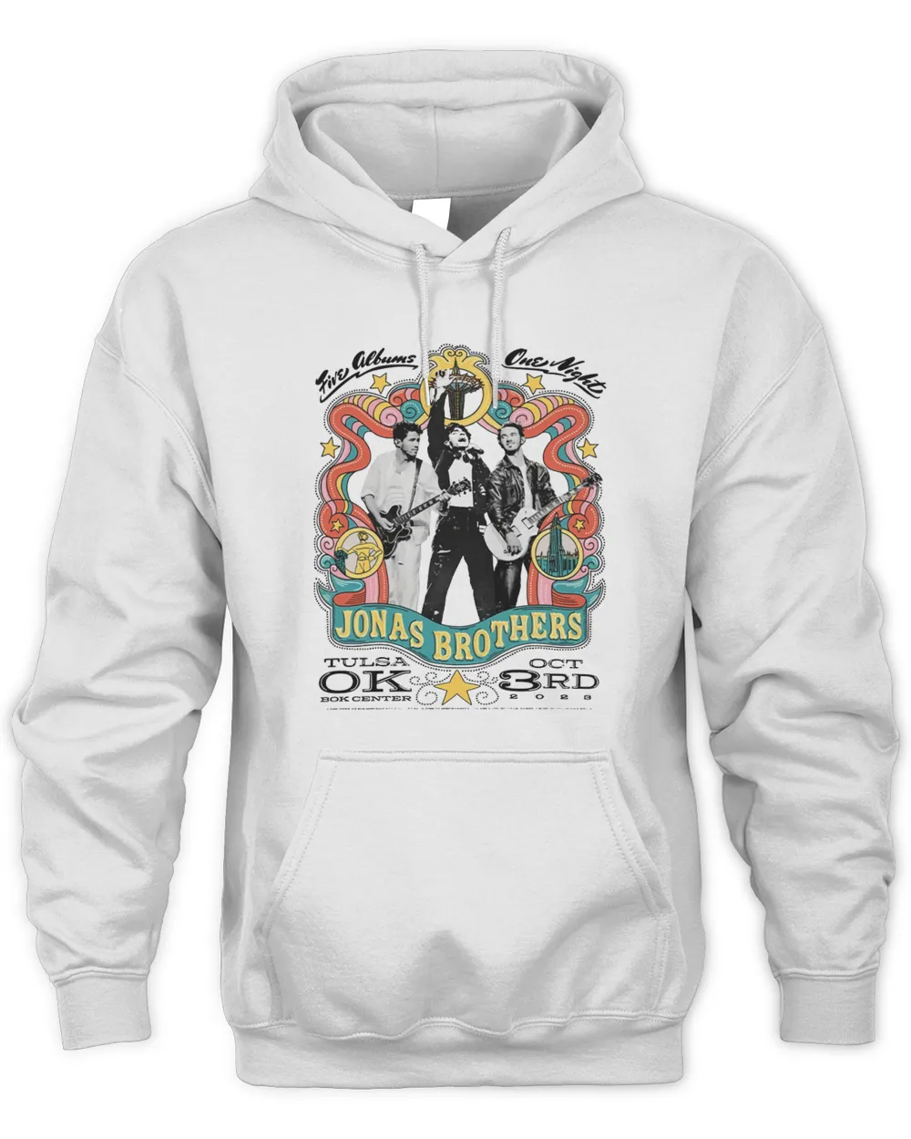 Jonas Brothers Tour Merch Jonas Brothers Tulsa Hoodie