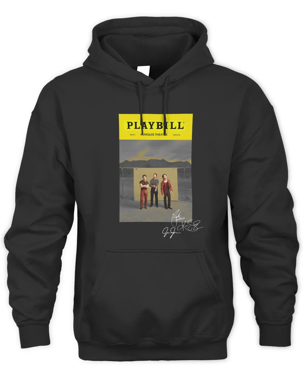 Jonas Brothers Merch Limited Edition The Album Playbill Hoodie