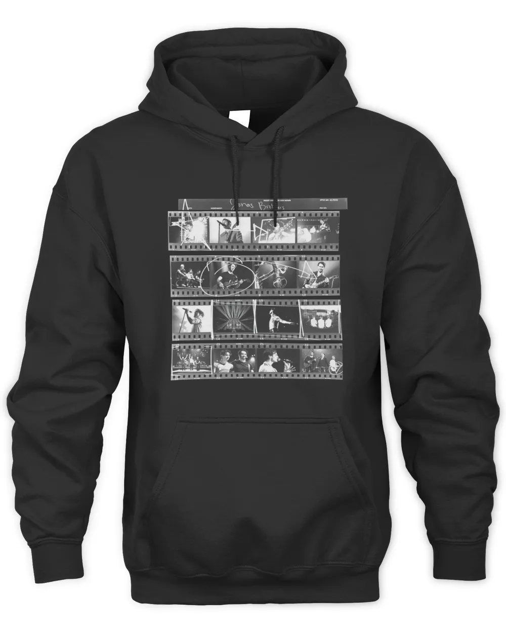 Jonas Brothers Official Shop Jonas Brothers Film Roll Hoodie