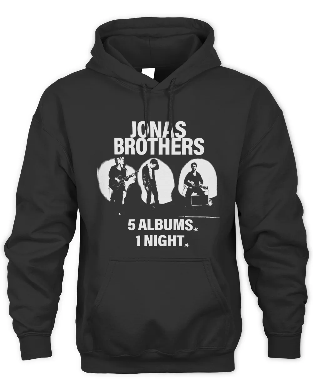 Jonas Brothers Merch Blackandwhite Hoodie