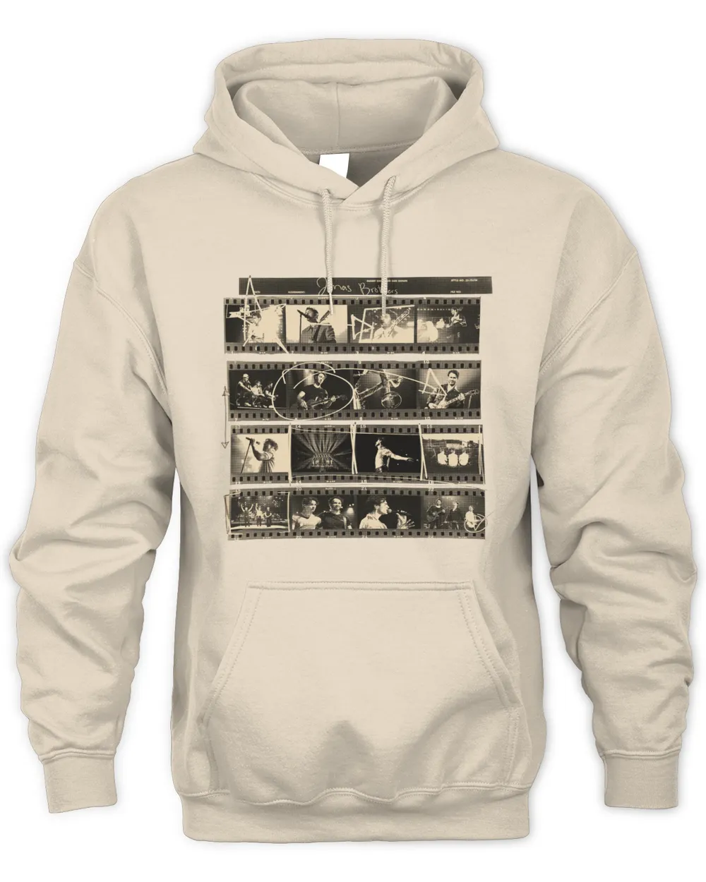 Jonas Brothers Merch Film Roll Hoodie