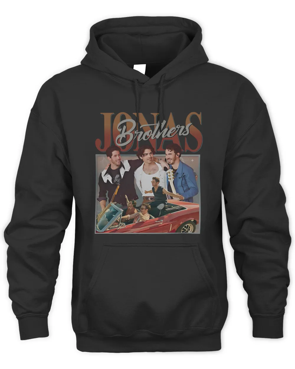 Jonas Brothers Merch Jonas Brothers Five Albums One Night Tour Hoodie