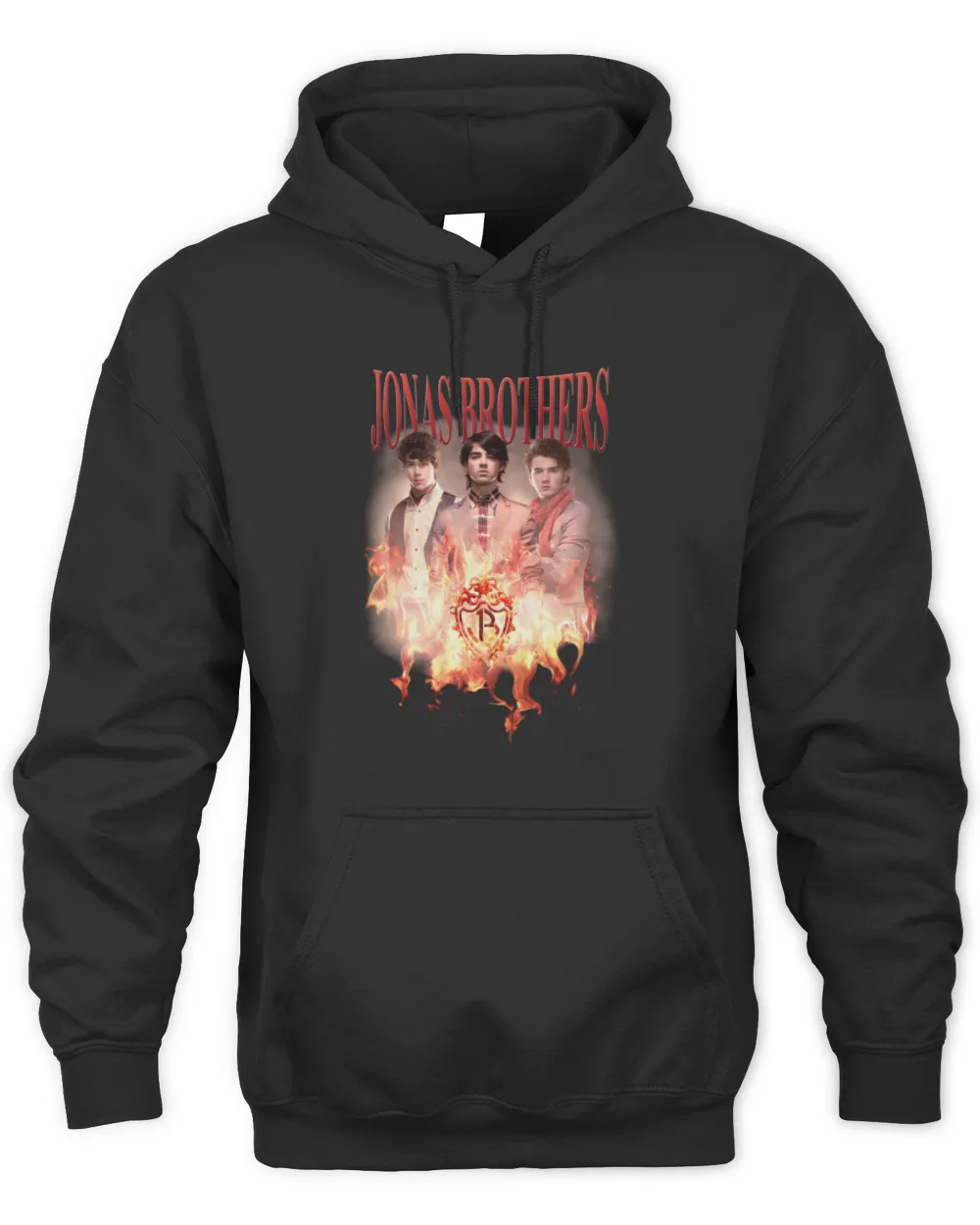 Official Merch Jonas Brothers Classic Fire Hoodie