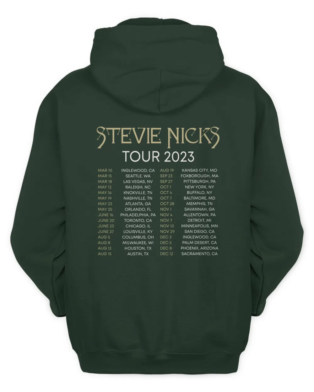 Stevie Nicks Tour Merch Hoodie 