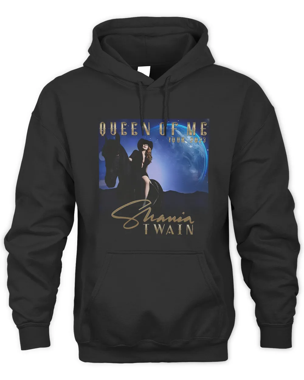 Shania Twain Official Store Queen Of Me Tour Dateback Hoodie
