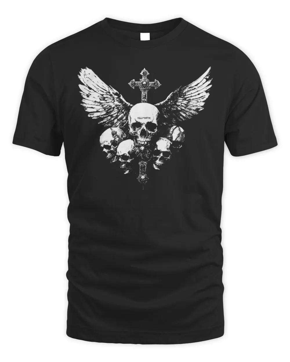 Killsmartyr Merch Skulls And Wings Shirt