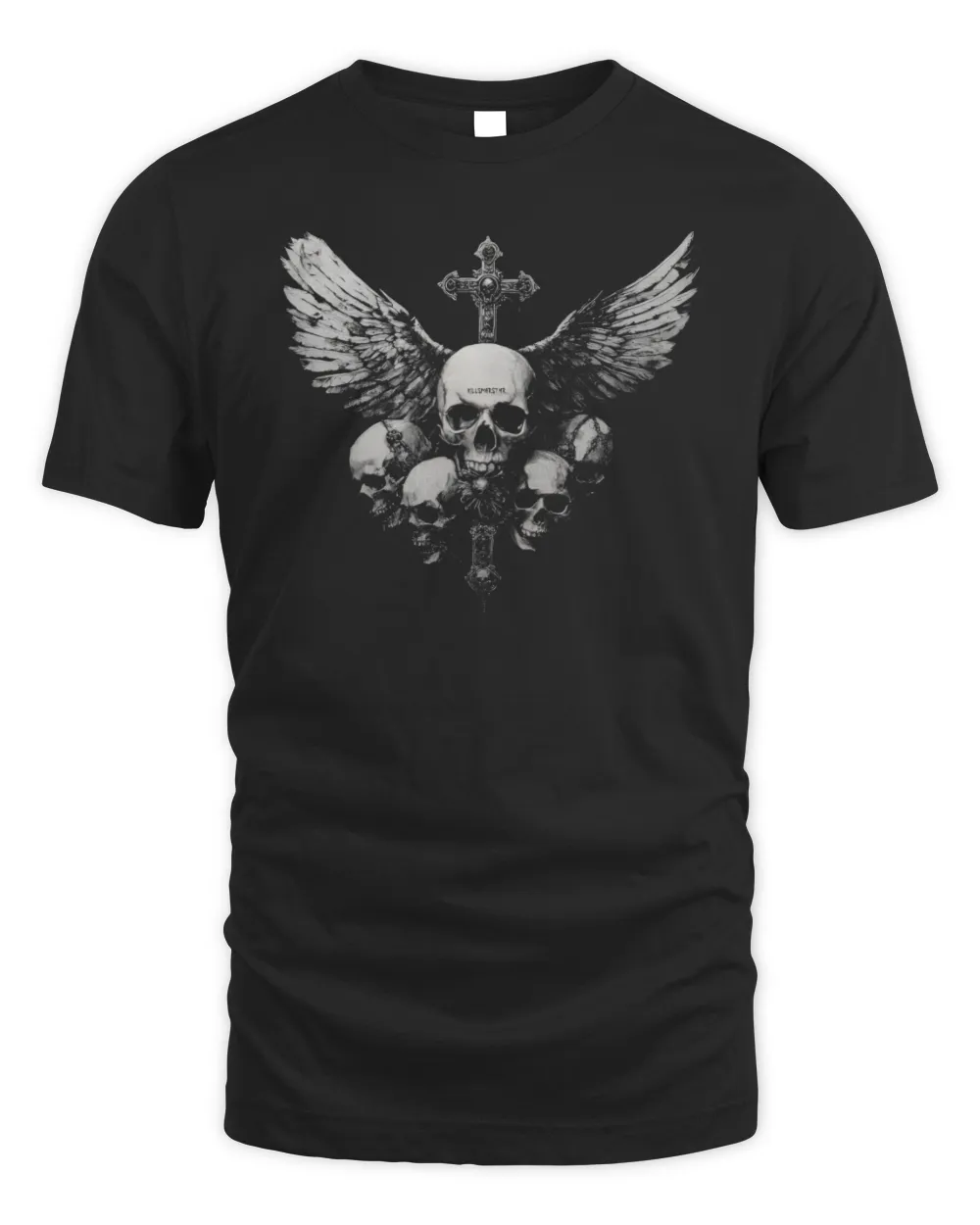 Killsmartyr Official Store Skulls And Wings Shirt