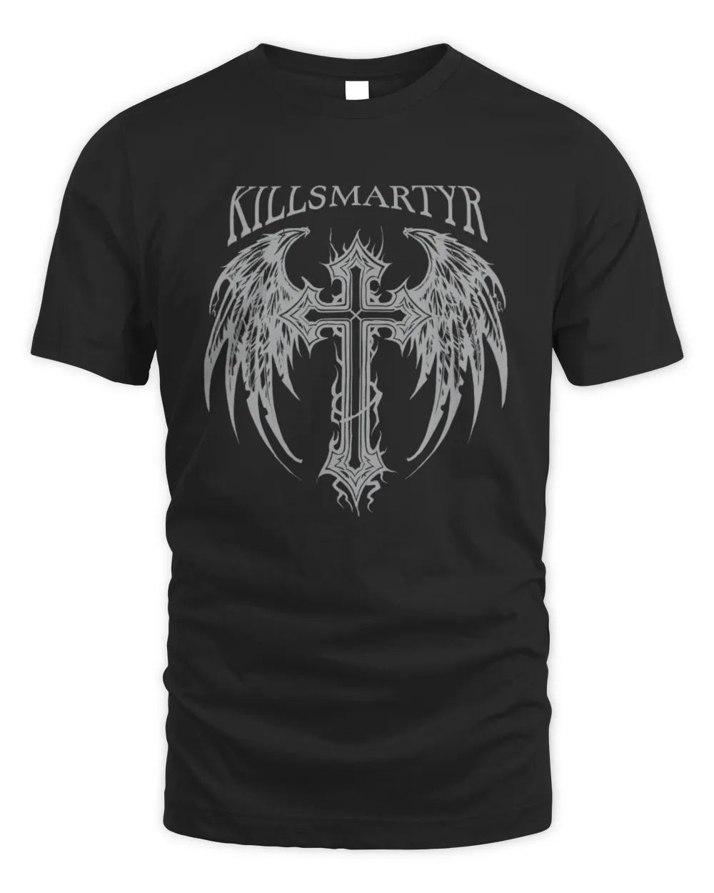 Killsmartyr Shop Cross Of Wings Black Merch Shirt