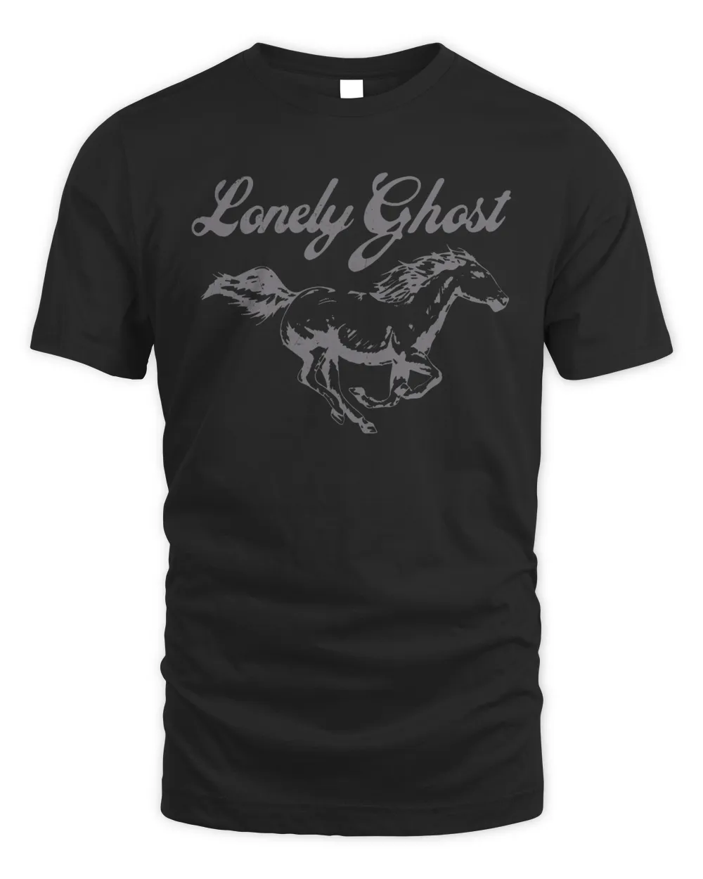 Lonely Ghost Shirt Lonely Road Stallion Boxy Shirt Shirt