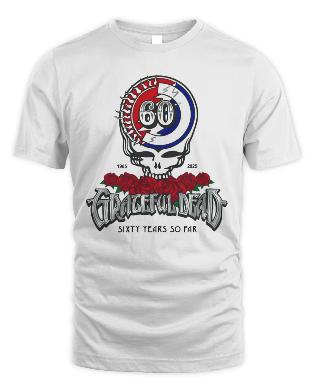 Official 60 Years So Far 1965-2025 Grateful Dead T-Shirt