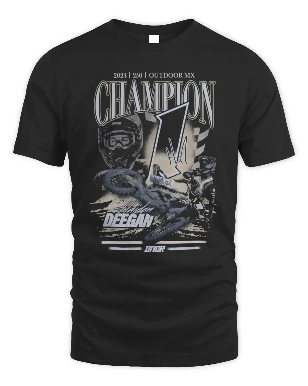 Haiden Deegan 250 Outdoor Motocross Mx Gold T Shirt